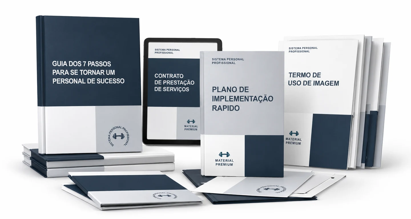 Conjunto de materiais do Sistema Personal Profissional